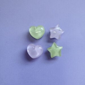 Sparkly Purple And Green Jibbits